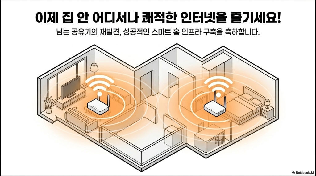 iptime 공유기 와 공유기를 연결 하여 사용하는 방법, 멀티허브 AP 설정 완벽 가이드