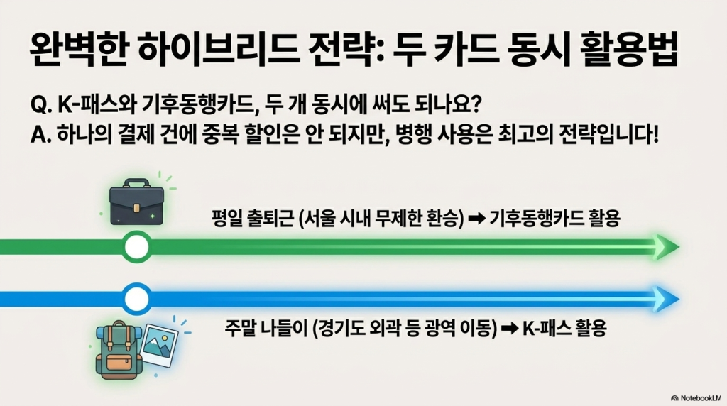 K-패스 vs 기후동행카드 전격 비교