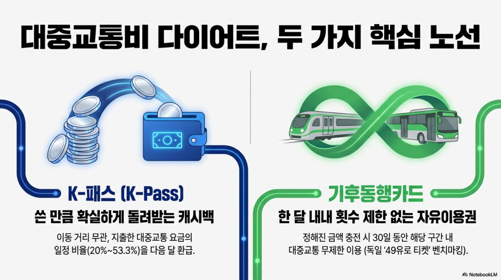 K-패스 vs 기후동행카드 전격 비교