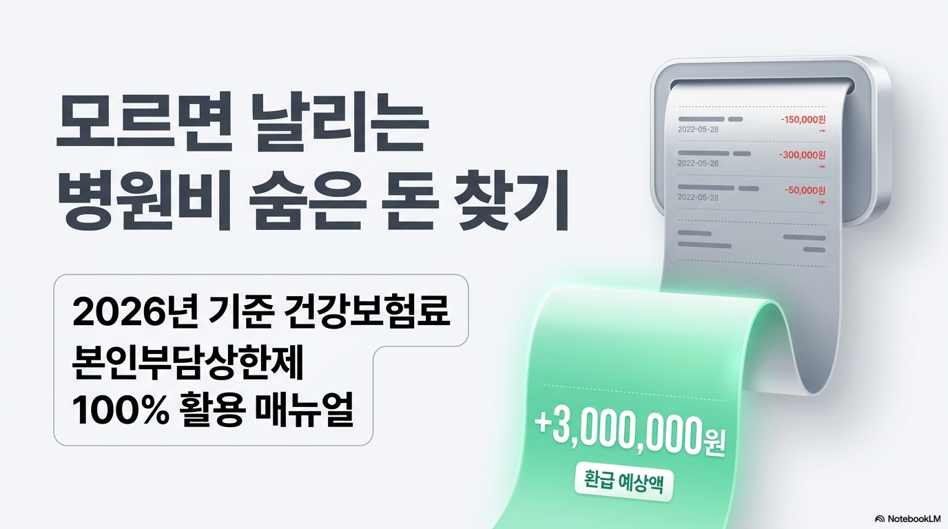 모르면 날리는 '건강보험료 본인부담상한제' 초과 의료비 환급 신청 가이드